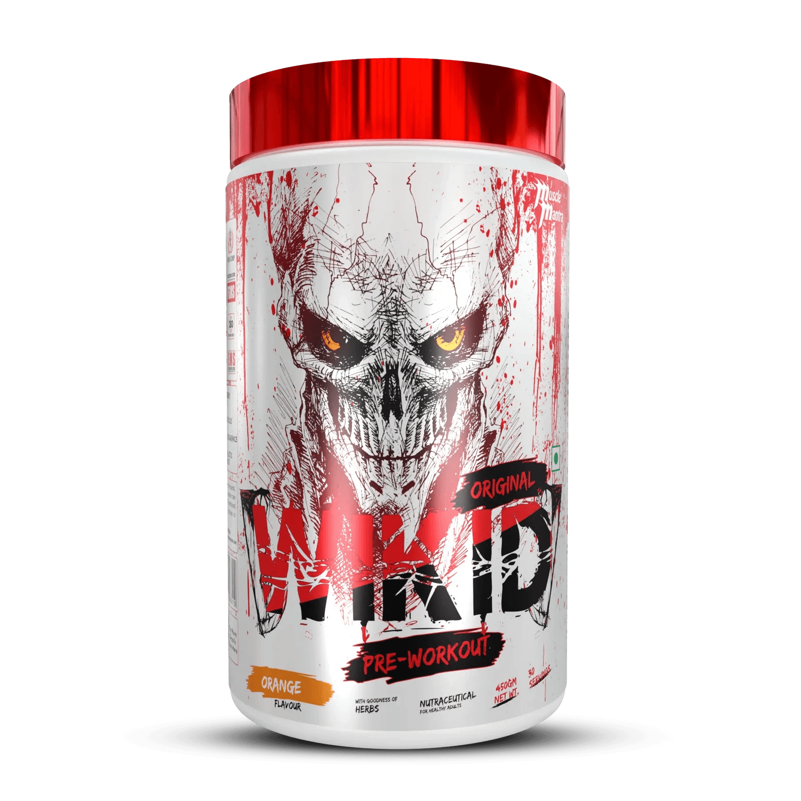 Original WIKID Pre-Workout — 450 G, Orange