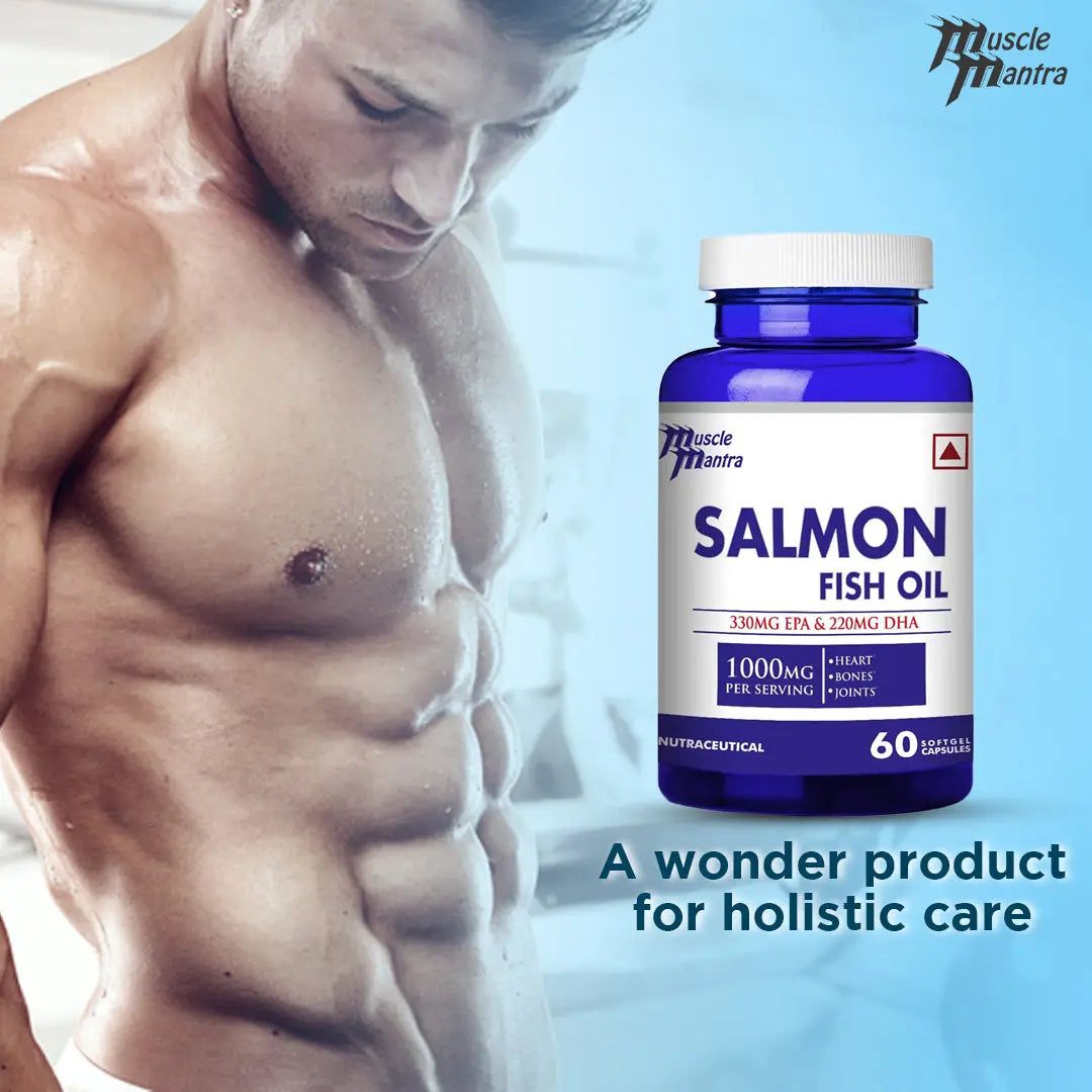 Salmon Fish Oil 1000MG - 60 softgel Capsules — view 5