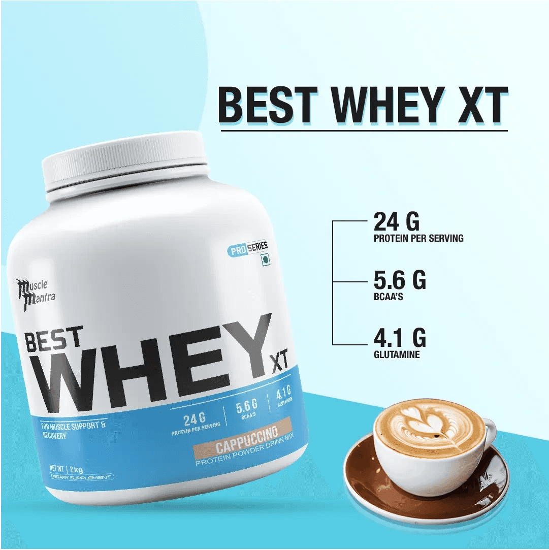 Pro Series Best Whey XT — 2 kg, Cappuccino