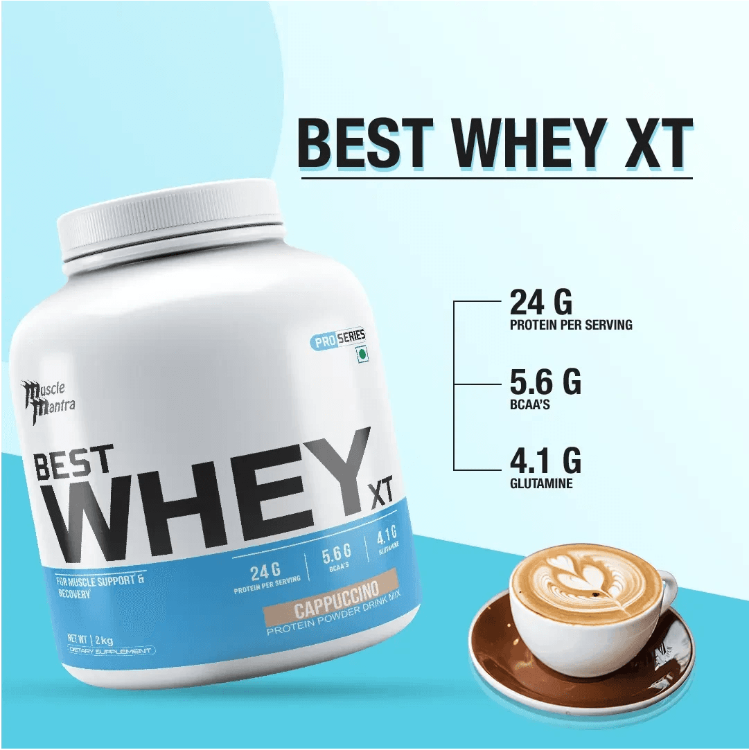 Pro Series Best Whey XT — 2 kg, Cappuccino