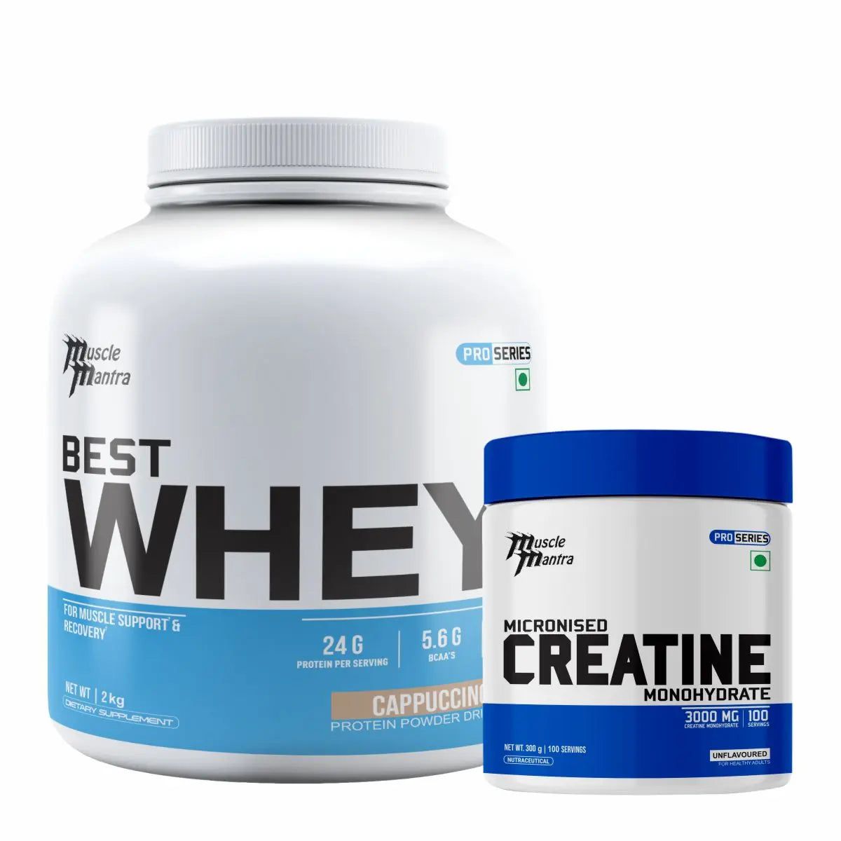 Pro Series Best Whey XT — 2 kg + MM Creatine 300g, Cafe Mocha